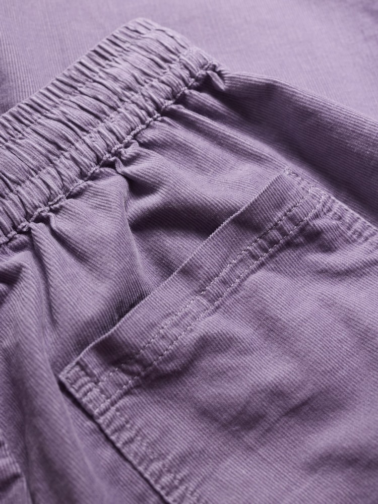 Seasalt Cornwall Purple 100% Cotton Dayby Corduroy Trousers - Image 5 of 5
