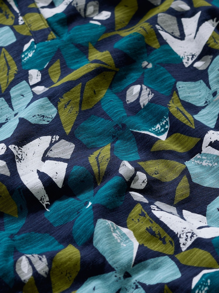 Seasalt Cornwall Waterflow Printed 100% Cotton Top - Imagen 5 de 5