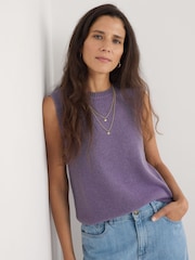 Camiseta sin mangas de punto East View de Seasalt Cornwall - Imagen 1 de 5
