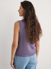 Camiseta sin mangas de punto East View de Seasalt Cornwall - Imagen 2 de 5