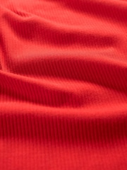 Seasalt Cornwall Red Hazel Rib Top in Jersey - Image 5 of 5