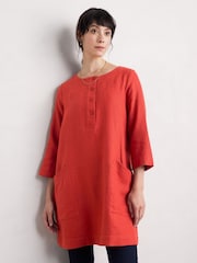 Seasalt Cornwall Orange Lighthouse Rock 3/4 Sleeve Tunic - Image 1 of 5