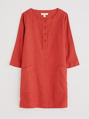 Seasalt Cornwall Orange Lighthouse Rock 3/4 Sleeve Tunic - Image 4 of 5