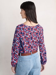 Seasalt Cornwall Sand Bar 100% Cotton Jersey Top - Image 2 of 5