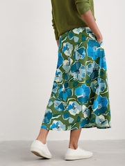 Seasalt Cornwall Swallow Hill Printed A-Line Skirt - Image 2 of 5