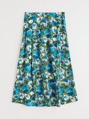 Seasalt Cornwall Swallow Hill Printed A-Line Skirt - Image 4 of 5