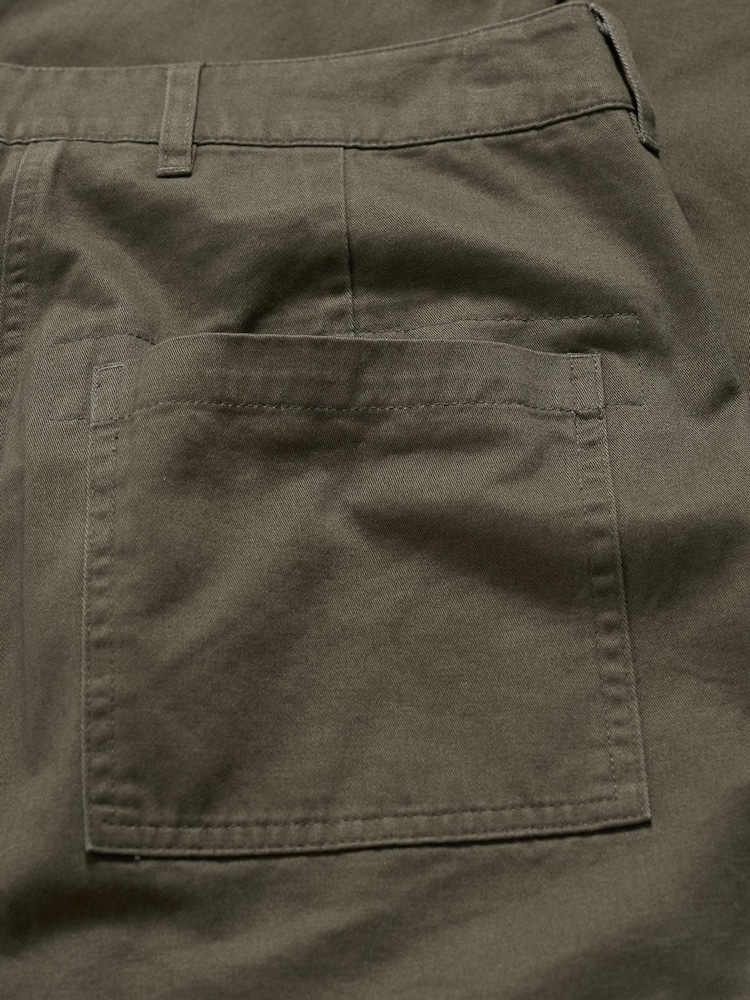 Seasalt Cornwall Green Petite Mor Path Tapered 100% Cotton Trousers - Image 5 of 5