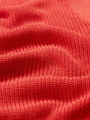 rdeča - Seasalt Cornwall Winding Creek 100% Cotton Knit Cardigan - Slika 5 iz 5