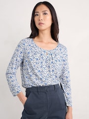 Seasalt Cornwall Appletree 3/4 Sleeves Top - Imagen 1 de 5