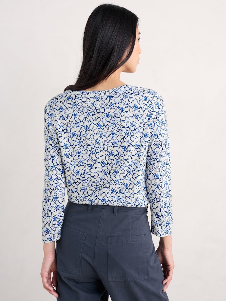 Seasalt Cornwall Appletree 3/4 Sleeves Top - Imagen 2 de 5