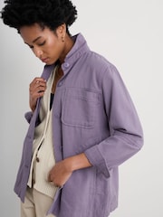 Seasalt Cornwall Long Field 100% Cotton Worker Jacket - Imagen 3 de 5