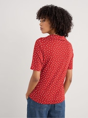 Naranja - Seasalt Cornwall Misty Sky Short Sleeve Jersey Shirt - Imagen 2 de 5
