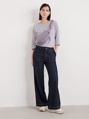 Seasalt Cornwall Tremayne Quay 100% Cotton Jersey Top - Bild 1 von 7
