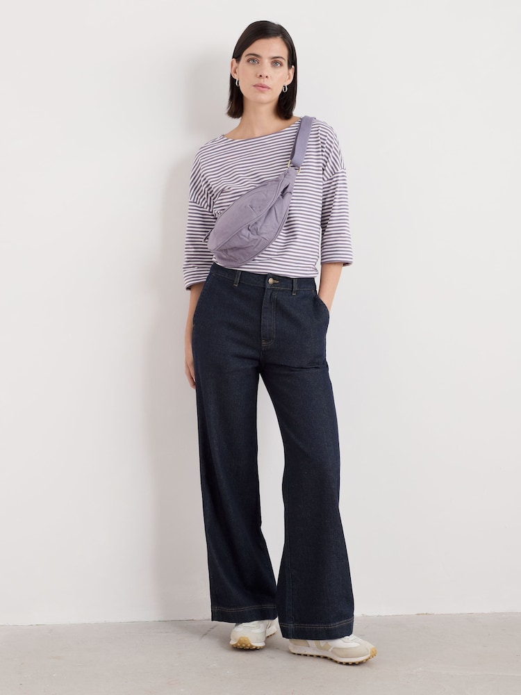 Seasalt Cornwall Tremayne Quay 100% Cotton Jersey Top - Bild 1 von 7