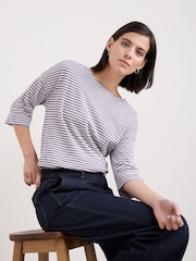 Seasalt Cornwall Tremayne Quay 100% Cotton Jersey Top - Bild 3 von 7