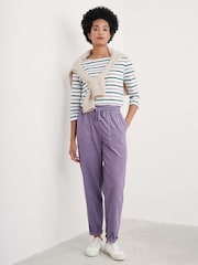 Seasalt Cornwall Purple Purple Sailor Top - Image 3 of 5