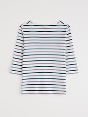 Seasalt Cornwall Purple Purple Sailor Top - Image 4 of 5