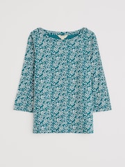 Seasalt Cornwall Easel 3/4 Sleeve Top - Imagen 4 de 5