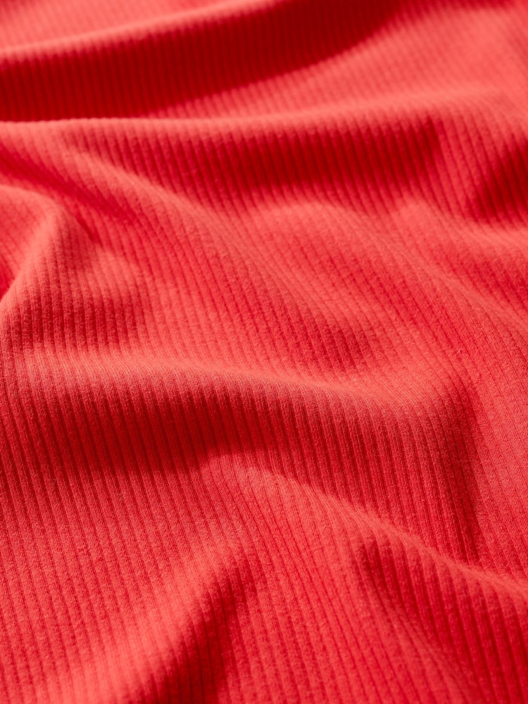 Seasalt Cornwall Red Gorse Lane Jersey Rib Top - Image 5 of 5 Seasalt Cornwall Red Gorse Lane Jersey Rib Top - Image 5 of 5