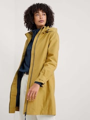 Seasalt Cornwall Yellow Petite Coverack Waterproof Coat - Image 1 of 5