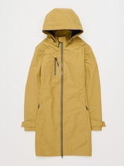 Seasalt Cornwall Yellow Petite Coverack Waterproof Coat - Image 4 of 5