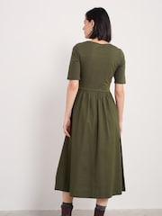 Seasalt Cornwall Green Tall Madder Rich Above Ankle Dress - Image 2 of 5