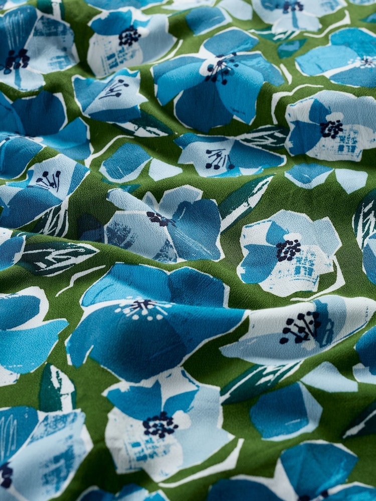 Seasalt Cornwall Blue Etta Printed Above Ankle Dress - Image 5 of 5
