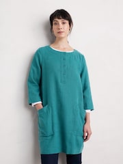 Seasalt Cornwall Blue Lighthouse Rock 3/4 Sleeve Tunic - Image 1 of 5