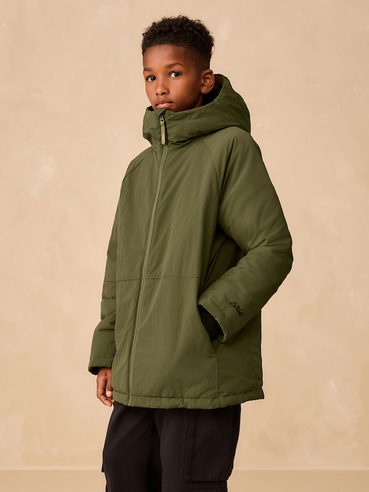 Khaki Green Shower Resistant Inner Wadded Coat (3-16yrs) - Image 2 of 10