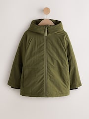 Khaki Green Shower Resistant Inner Wadded Coat (3-16yrs) - Image 5 of 10