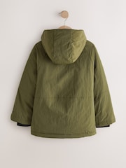 Khaki Green Shower Resistant Inner Wadded Coat (3-16yrs) - Image 7 of 10