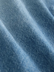 Mid Blue Wrap Maxi Denim Skirt - Image 7 of 7