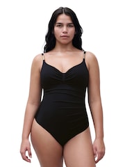 Maillot de bain Chantelle Icon noir froncé à armatures - Image 1 of 5