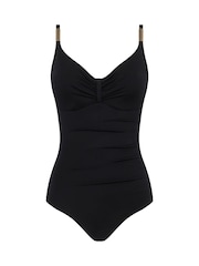 Maillot de bain Chantelle Icon noir froncé à armatures - Image 5 of 5