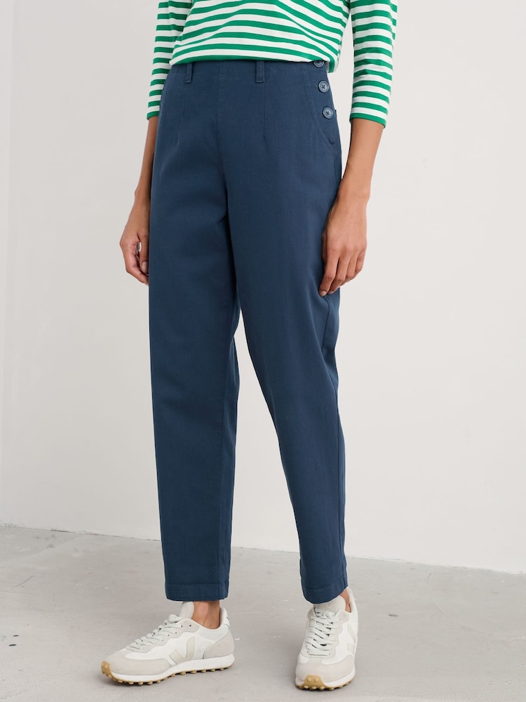 Seasalt Cornwall Blue Waterdance Trousers - Image 1 of 5