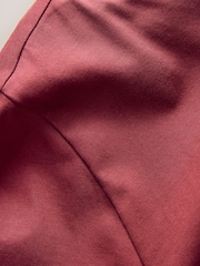 Berry Red Long Sleeve Crew Neck Supima T-Shirt - Image 6 of 7
