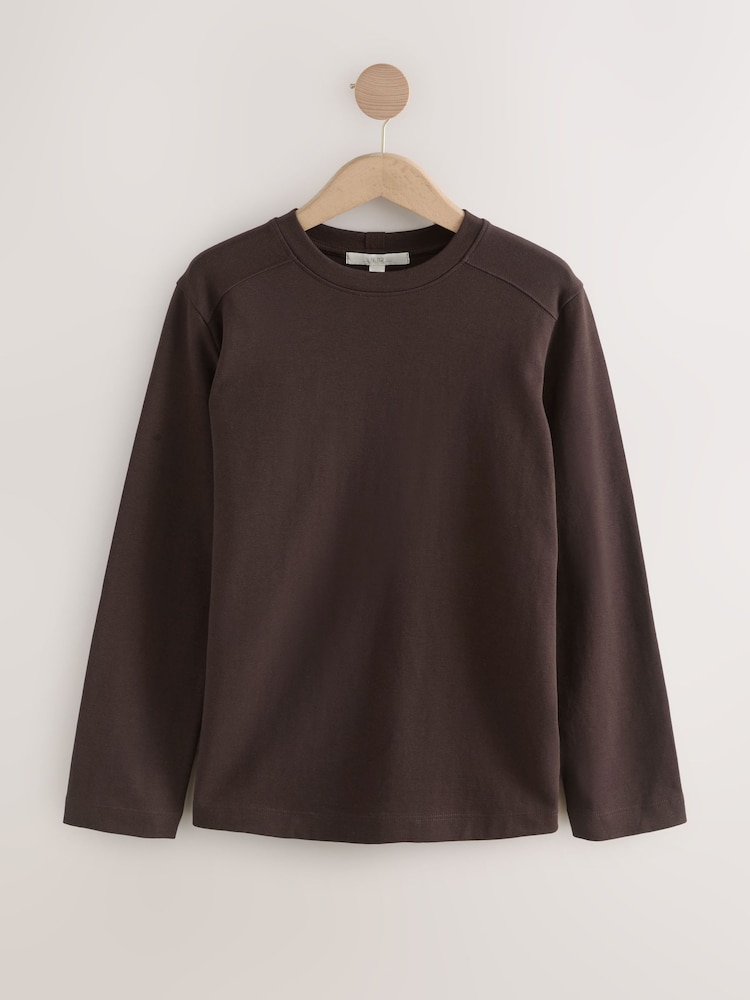 Dickies Heavyweight Crew T-Shirt in Duck Brown Brown