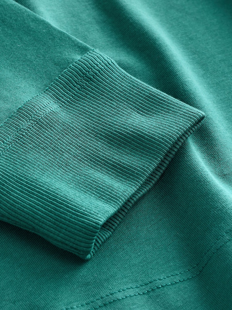 Green/Pink Graphic Long Sleeve Crew Neck Top - Image 9 of 9