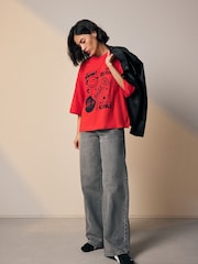 Red Coke Graphic Printed Short Sleeve T-Shirt - Image 3 of 9