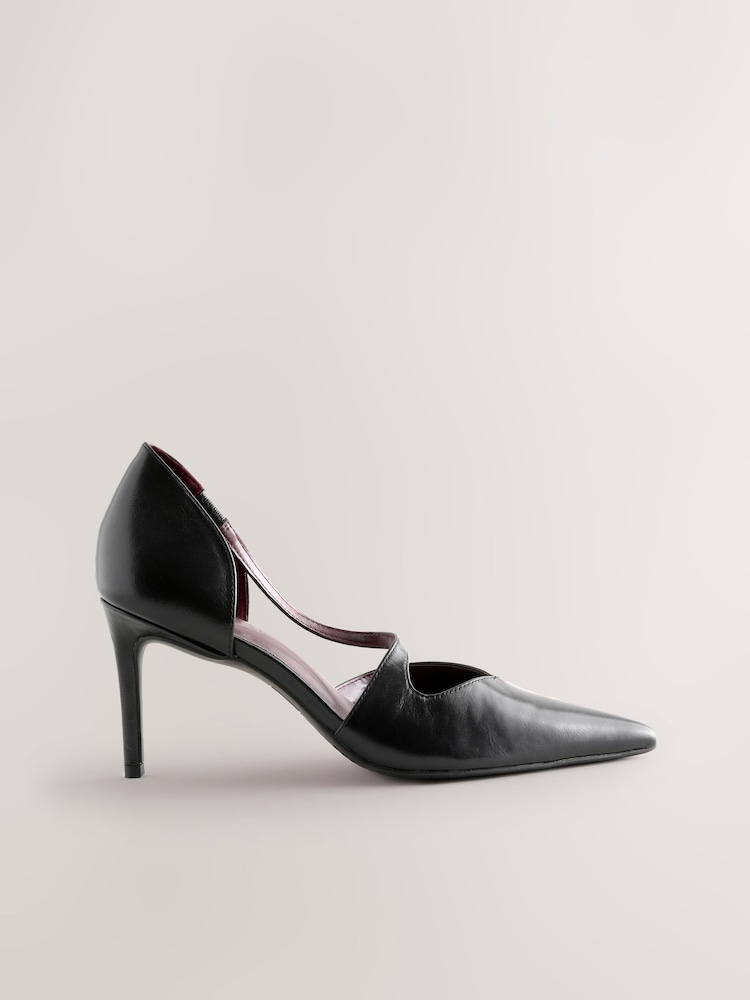 Negro - Forever Comfort® Premium Leather Asymmetric Court Heels - Imagen 1 de 8 Negro - Forever Comfort® Premium Leather Asymmetric Court Heels - Imagen 1 de 8
