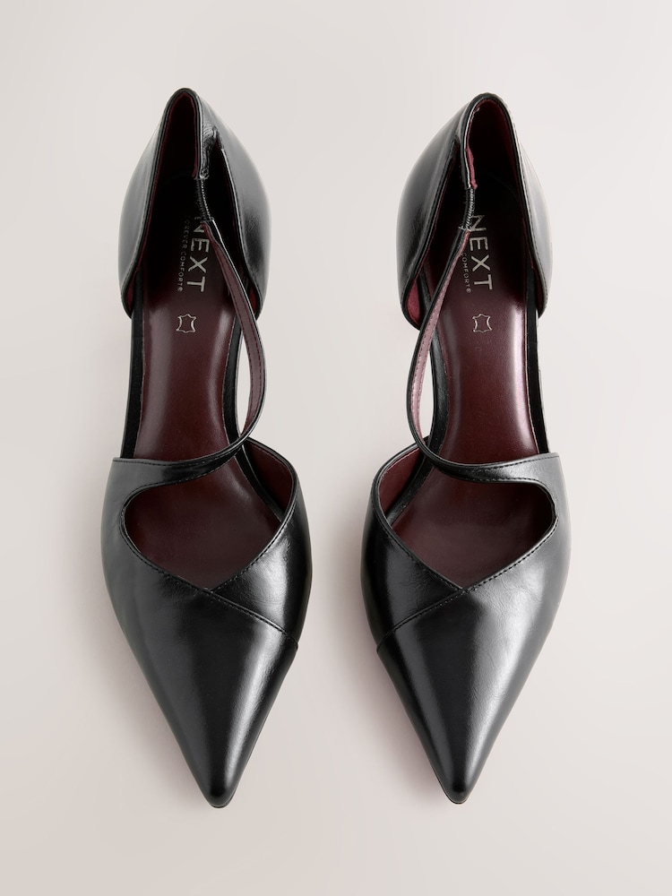 Negro - Forever Comfort® Premium Leather Asymmetric Court Heels - Imagen 2 de 8 Negro - Forever Comfort® Premium Leather Asymmetric Court Heels - Imagen 2 de 8