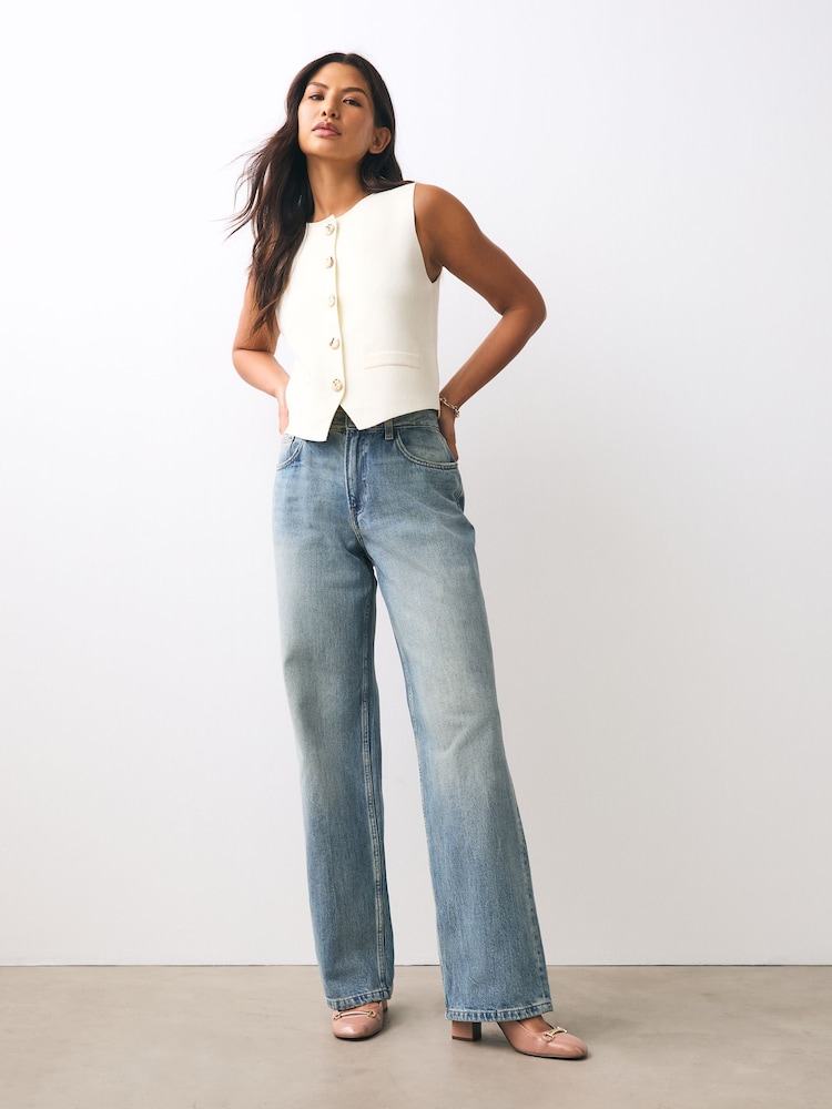 Nude Standard/Wide Fit Forever Comfort® Hardware Slingback Block Heels - Image 2 of 7 Nude Standard/Wide Fit Forever Comfort® Hardware Slingback Block Heels - Image 2 of 7