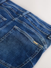 دنيم أزرق متوسط - جينز ضيق رفيع ومستقيم وموافق للشكل - صورة 10 من 10