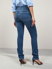 Mid Blue Denim Slim Lift And Shape Jeans - Image 3 of 8