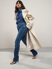 Mid Blue Denim Lift Slim And Shape Bootcut Jeans - Image 2 of 8