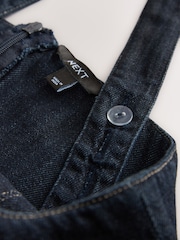 Denim Rinse Corset Culotte Denim Jumpsuit - Image 2 of 4