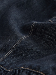 Denim Rinse Corset Culotte Denim Jumpsuit - Image 4 of 4