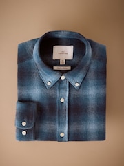 Blue Signature Long Sleeve Check Shirt - Image 5 of 7