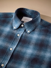 Blue Signature Long Sleeve Check Shirt - Image 6 of 7