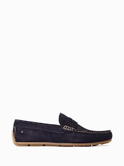 Base London Blue Collins Slip-On Loafers - Image 1 of 6